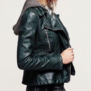 FREE PEOPLE LEATHER JACKET